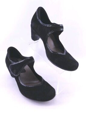 Earthies Lucca Roaring 20’s black heels Size 9 gatsby party flapper low heel